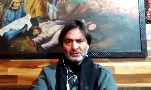 JKLF chief Yasin Malik slams global 'criminal silence' over Indian oppression in Kashmir