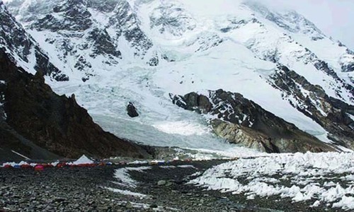 Glacier surge creates artificial lake in Hunza