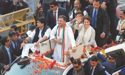 &lsquo;Priyanka magic&rsquo; draws thousands at debut rally