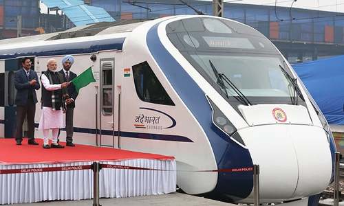 India's newly launched fast train hits cattle hurdle India's newly launched fast train hits cattle hurdle