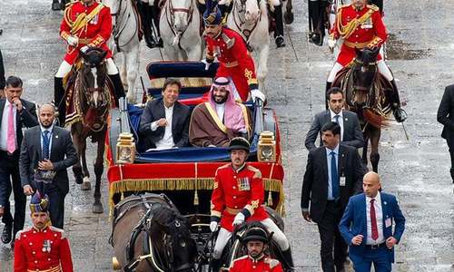 In pictures: Pakistan pulls out all the stops to welcome Saudi crown prince