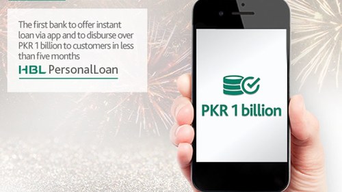 HBL marks another milestone with digital disbursement of up to Rs1 billion as personal loans
