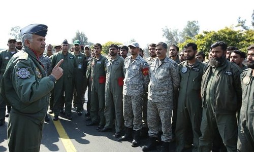 Image result for 'Challenges not over yet, keep your guard up,' Air Chief tells PAF personnel