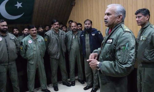 'Challenges not over yet, keep your guard up,' Air chief tells PAF personnel