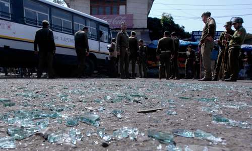 1 killed, at least 30 injured in grenade explosion at bus stand in occupied Kashmir