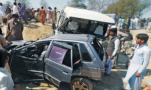 Couple among five die in road accident