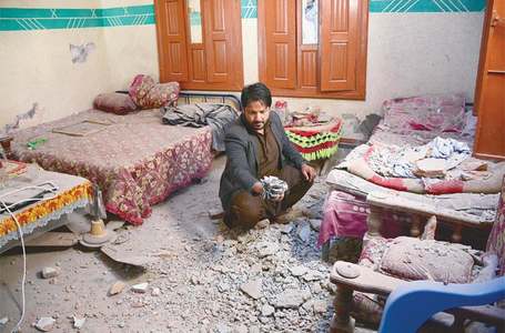 Families have a sense of grave inside bunkers along LoC