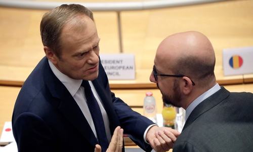 EU leaders give Britain &lsquo;last chance&rsquo; for orderly Brexit