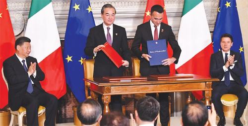 Italy, China sign new &lsquo;Silk Road&rsquo; protocol