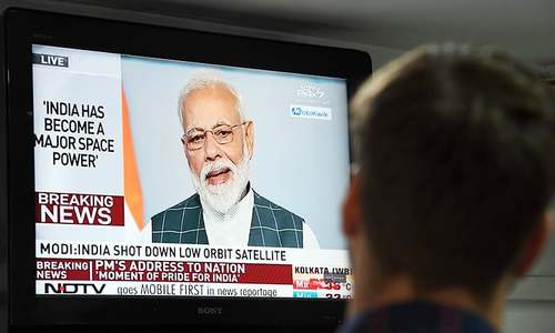 India claims to shoot down satellite, join 'space superpowers' India claims to shoot down satellite, join 'space superpowers'