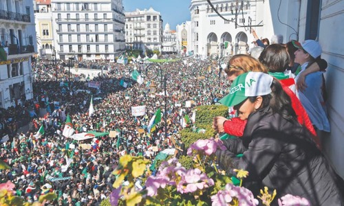 Thousands march against Algeria’s president Thousands march against Algeria’s president