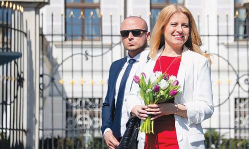 Slovakia elects its first female president
