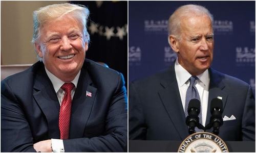'You having a good time, Joe?': Trump takes shot at Biden over complaints of inappropriate touching