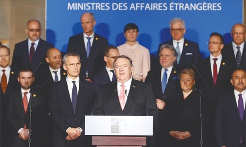 Nato needs new strategy to face threats from Russia, China: Pompeo