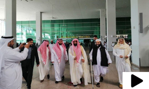 امام کعبہ ڈاکٹر شیخ عبداللہ عواد الجھنی کی پاکستان آمد