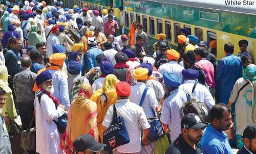 2,200 Sikh pilgrims arrive for Baisakhi celebrations 2,200 Sikh pilgrims arrive for Baisakhi celebrations