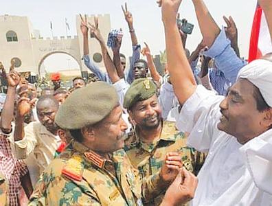 Sudan&rsquo;s new military ruler vows to &lsquo;uproot&rsquo; Bashir regime