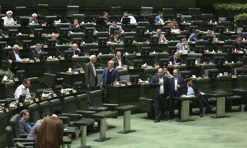 Iran&rsquo;s legislature labels US troops in Mideast as terrorist