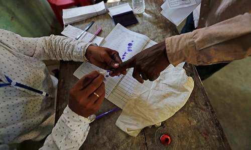India votes in second phase of mammoth general election India votes in second phase of mammoth general election