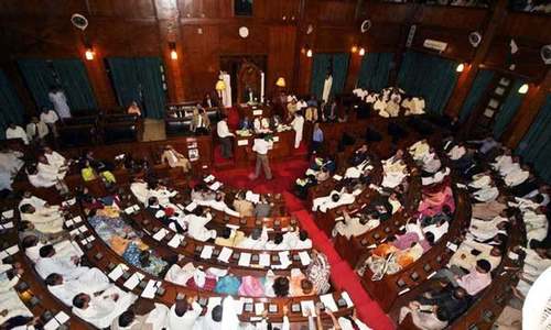 Opposition stages walkout as debate on feared &lsquo;rollback&rsquo; of 18th Amendment begins in Sindh Assembly