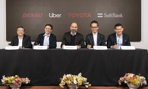 Uber wins $1bn investment from Toyota, SoftBank fund