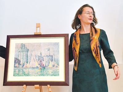 Stolen in France, 1.5m-euro Impressionist work found in Ukraine