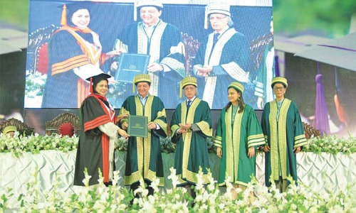Ziauddin University holds 16th convocation Ziauddin University holds 16th convocation