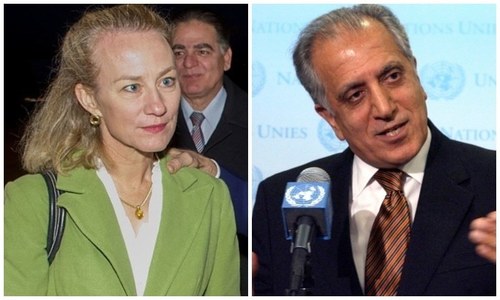 Khalilzad, Wells due today for talks on Afghan peace efforts Khalilzad, Wells due today for talks on Afghan peace efforts