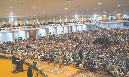 Afghan leader holds council to set agenda for Taliban talks