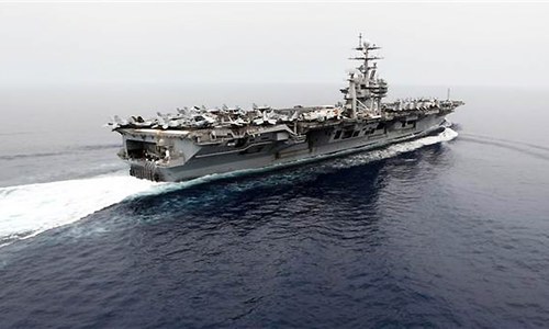 US dispatched aircraft carrier to send message to Iran
