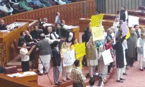 Opposition walks out of NA, Senate over petrol price hike