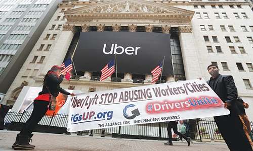 Uber tumbles 9pc in rocky launch