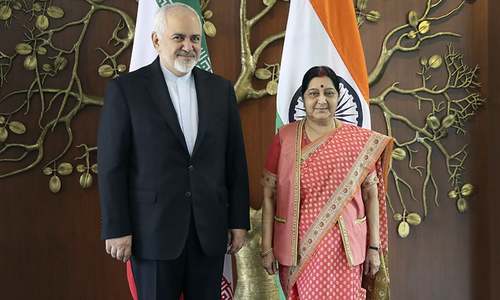 Iran foreign minister in India for talks after US sanctions