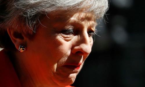 Pound bobs around May resignation, stocks mostly gain