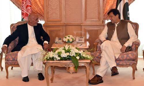 Imran, Ghani discuss Kabul peace process