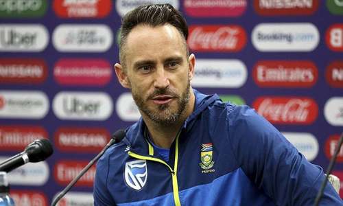 Du Plessis urges South Africa to get World Cup campaign back on track