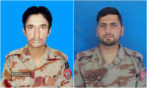 2 soldiers martyred in Balochistan while on Eid patrol duty: ISPR