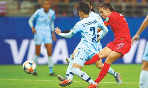Five-star Morgan leads US to record Women&rsquo;s World Cup win