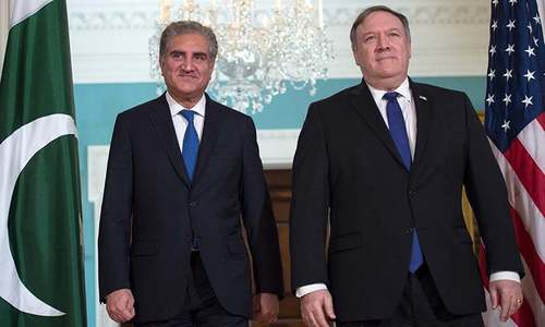Qureshi, Pompeo talk bilateral relations, regional security Qureshi, Pompeo talk bilateral relations, regional security
