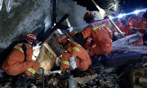 China earthquake kills 12, injures 134