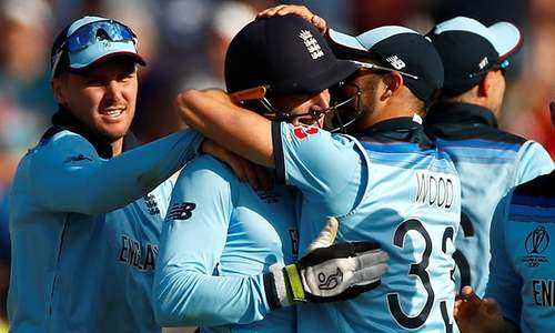 England crush New Zealand with 119-run victory to reach World Cup semi-finals