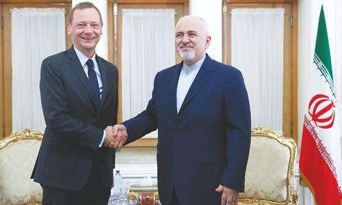 French envoy in Iran talks as Trump threatens to up sanctions