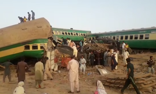 Sadiqabad train collision death toll rises to 20; 84 injured