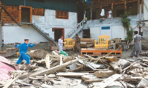 Flash floods wreak havoc on AJK village; 22 killed Flash floods wreak havoc on AJK village; 22 killed