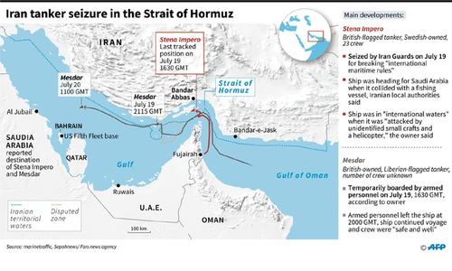 Iran seizes British-flagged oil tanker after collision Iran seizes British-flagged oil tanker after collision