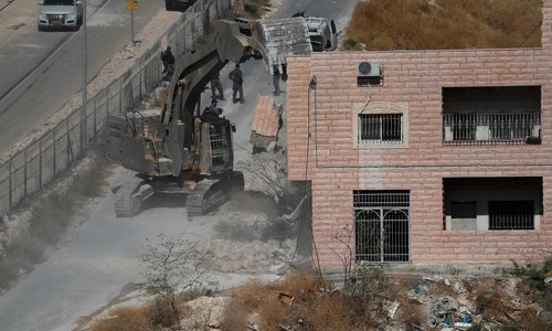 Israel demolishes Palestinian homes in Jerusalem area