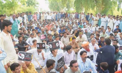 Protest against police failure to arrest sexual assault suspects