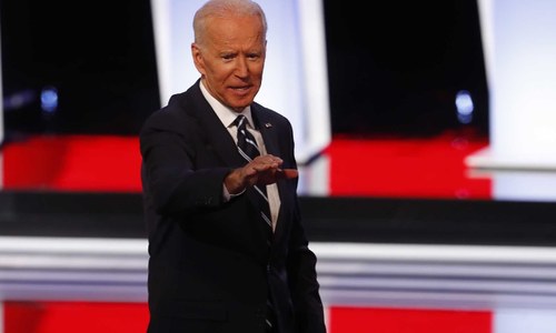 Rivals clash with frontrunner Biden at Democratic debate