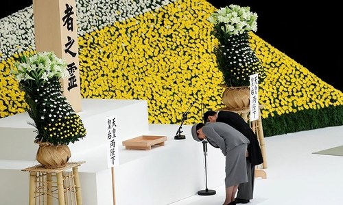 Japan&rsquo;s new emperor speaks of &lsquo;deep remorse&rsquo; over World War Two