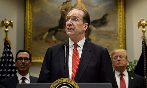 World Bank president to visit Pakistan in November